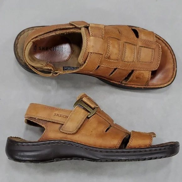 Skechers | Shoes | Skechers Sandals Mens Size 1 Brown  display picture 2